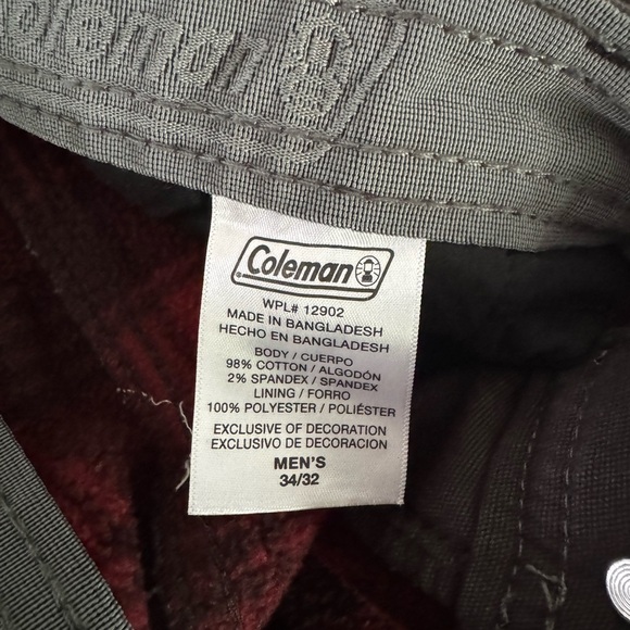 COLEMAN MENS , ❄️WINTER ❄️ PANS 34/32 - Picture 6 of 6